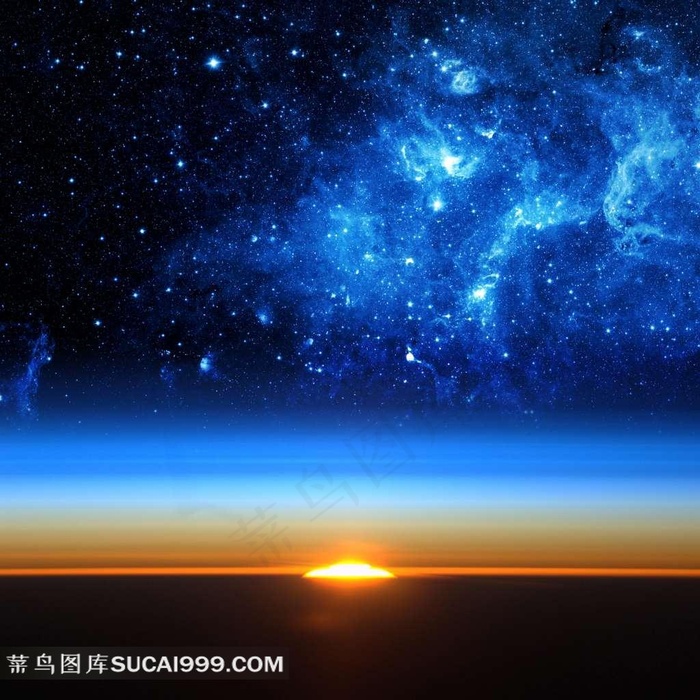 唯美清新星空图片