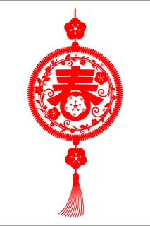 窗花不仅烘托了喜庆的节日气氛