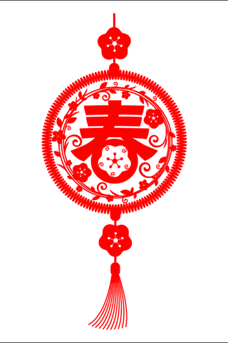 窗花不仅烘托了喜庆的节日气氛