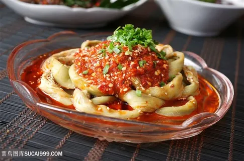 酱椒茄子中华美食摄影图 酱椒茄子中华美食摄影图