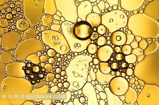 金黄色泡沫背景
