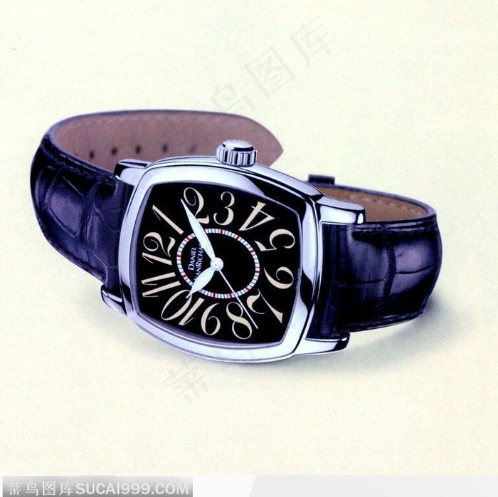 皮革手链的手表