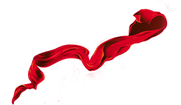 中国古风元素丝带