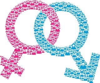 男生女生矢量标志