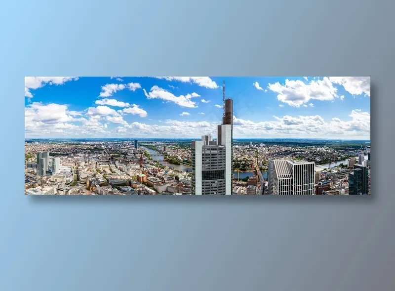 城市景色系列 - 美丽开阔的城市全景