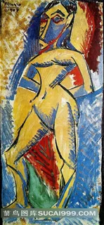 西方艺术抽象人物油画