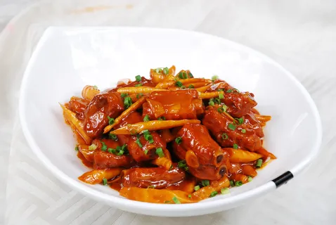 川菜湘菜高清菜谱 鲜笋烧仔排 川菜湘菜高清菜谱 鲜笋烧仔排