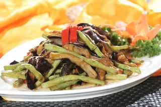 茄子烧豆角 (3)