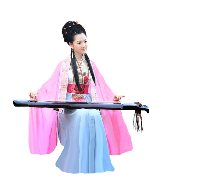 29 (2)免抠元素 免抠摄影 美女 人物 服装 古风 演奏