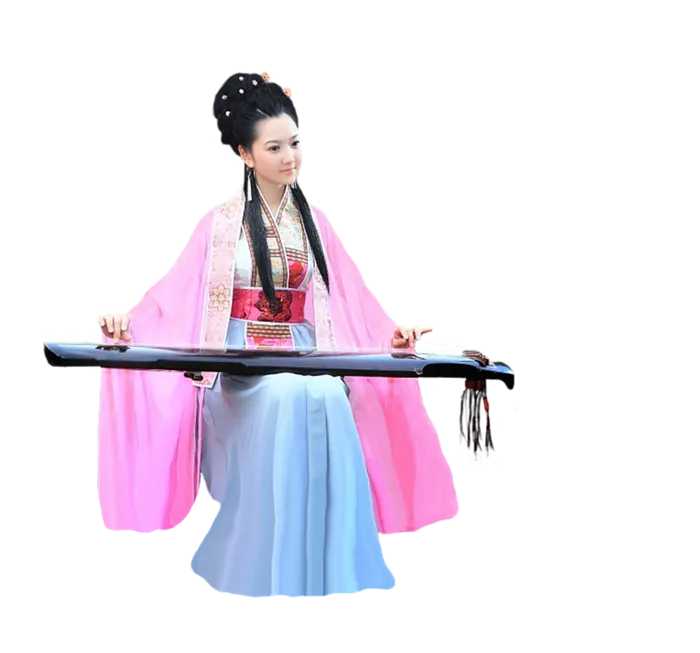 29 (2)免抠元素 免抠摄影 美女 人物 服装 古风 演奏