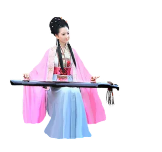 29 (2)免抠元素 免抠摄影 美女 人物 服装 古风 演奏