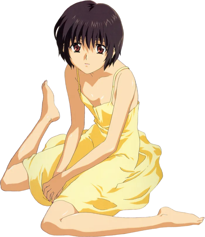 黄色睡衣女孩人物素材卡通