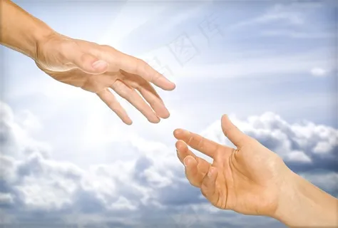 两只手帮助主题高清摄影图片手势图片