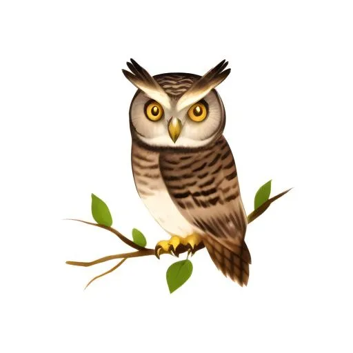 猫头鹰鸟免抠(2048x2048)