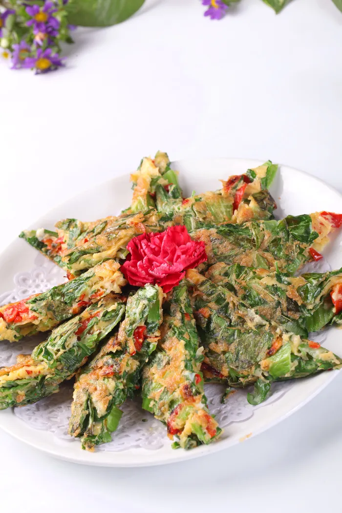 生煎菠菜 (1)