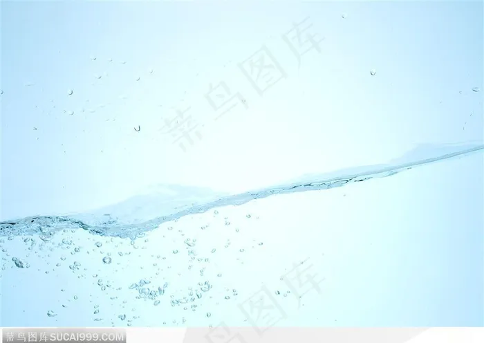 清纯水韵-蓝色的水纹