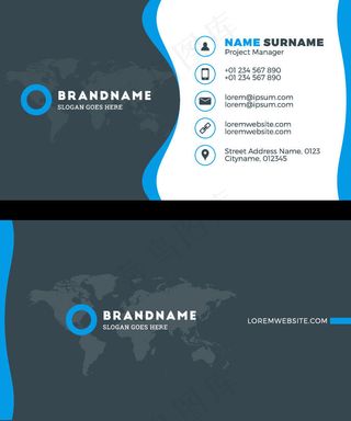 矢量个性名片设计