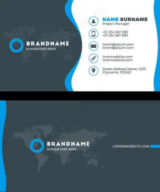 矢量个性名片设计