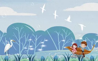 卡通儿童房背景墙