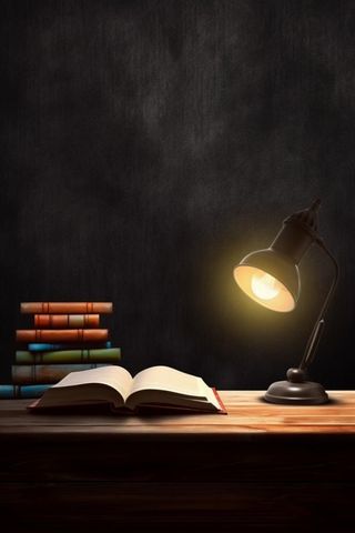 书桌书籍学习阅读背景