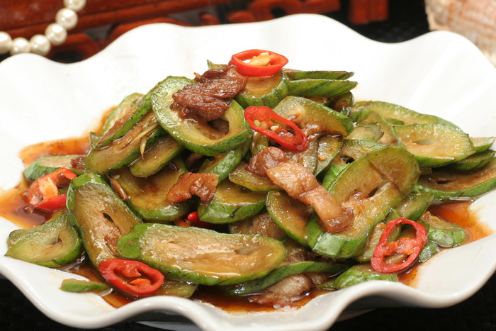 农家煎丝瓜
