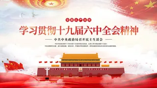 十九届六中全会精神