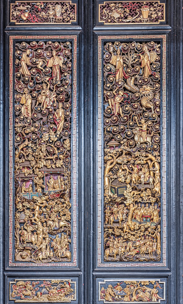 通海三圣宫木雕