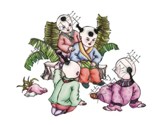 小孩，儿童嬉戏图片