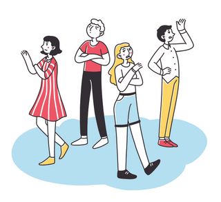 扁平化人物场景办公互联网等距ai矢量设计网页海报UI素材插画