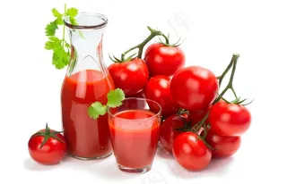鲜艳圣女果汁