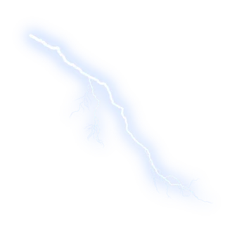 海报免扣蓝色闪电