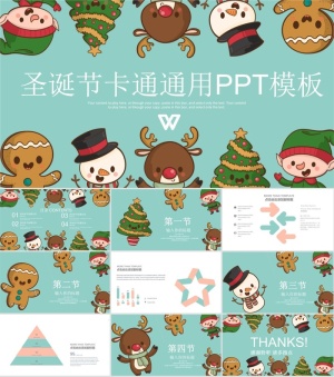圣诞节主题教学模板.ppt模版预览图