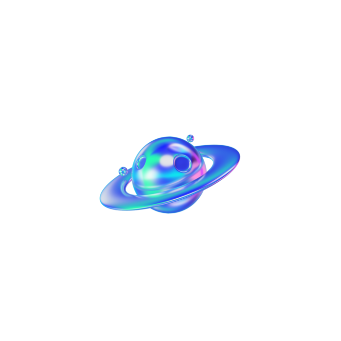 3D镭射星球、人物卡通素材、插画png免扣、C4D 拷贝