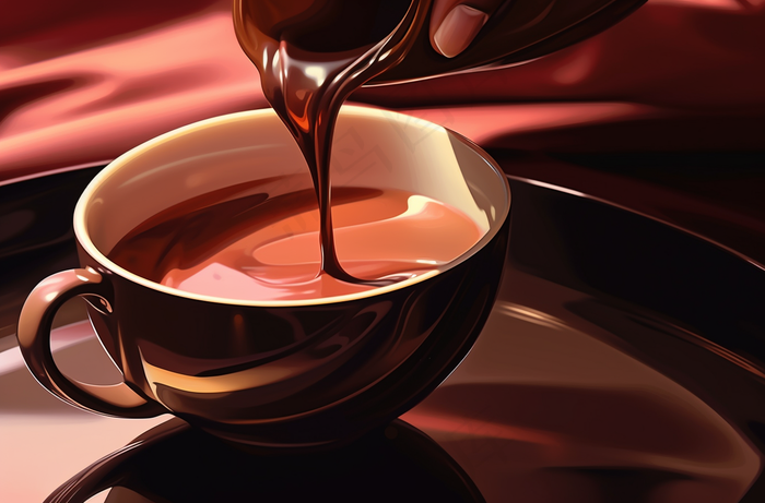 倒咖啡咖啡店摄影图