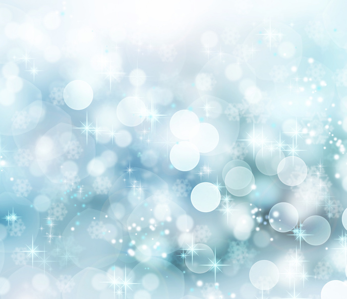 绚丽冬天雪花高清图片