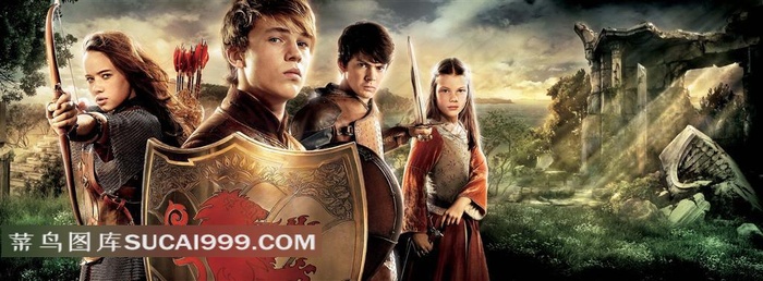 持盾牌和弓箭的战士电影纳尼亚传奇之凯斯宾王子高清海报