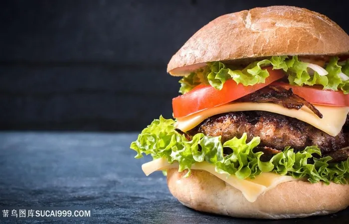 多层大汉堡素材