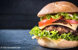 多层大汉堡素材