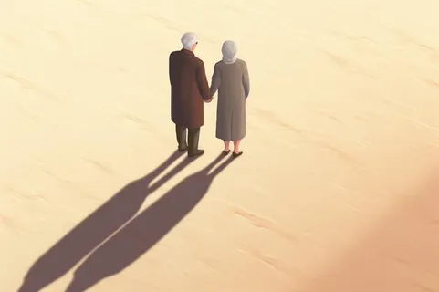 老人复古背影背景