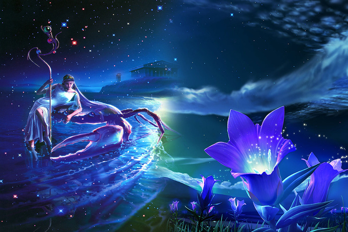 卡通儿童大海背景