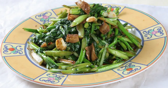 生炒菜心