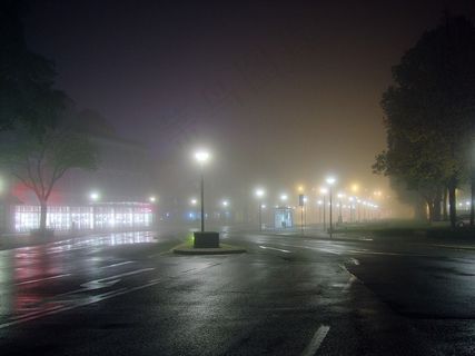 城市壁纸 道路灯光