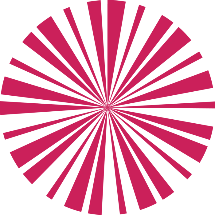 玫红色线圈汇集交错科技kv主视觉