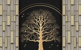 新中式现代背景墙