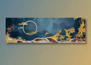 复古中国风古风国画背景素材