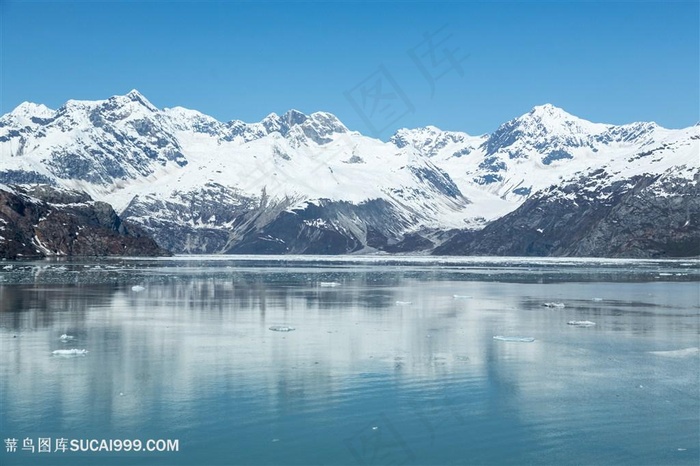 美丽的雪山美景高清图片