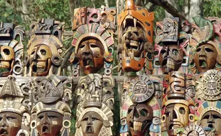 墨西哥传统面具图片