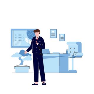 扁平化人物场景办公互联网等距ai矢量设计网页海报UI素材插画