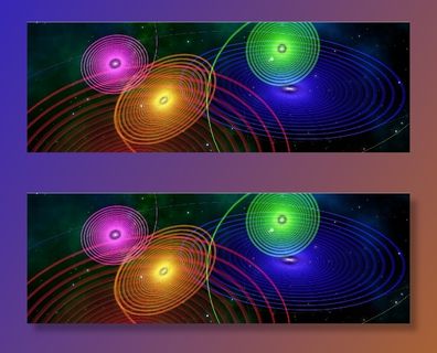 元宇宙世界天空风景背景墙