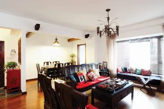 重彩工笔简约室内空间摄影